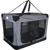 Arf Pets Dog Soft Crate 36 Inch Kennel – Soft Sided 3 Door Folding Travel Carrier APSC0036